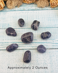 Iolite Natural Tumbled Gemstone - One Stone or Bulk Wholesale Lots - 2 Ounces