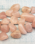 Rose Quartz Tumbled Gemstone - One Stone or Bulk Wholesale Lots - Group on Board Together