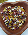 Eight ounces of mookaite jasper chips in bowl