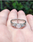 Australian Opal Sterling Silver Ring - Matilda
