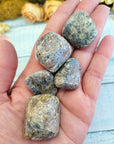 Blue-Green Kyanite Tumbled Gemstone Ounce