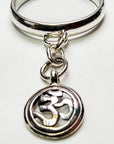 Sterling Silver Om Charm Handmade Ring