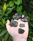 Epidote Pistacite Raw Rough Gemstone Natural Cluster 5