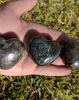 Labradorite Gemstone Heart - Puffy 45mm