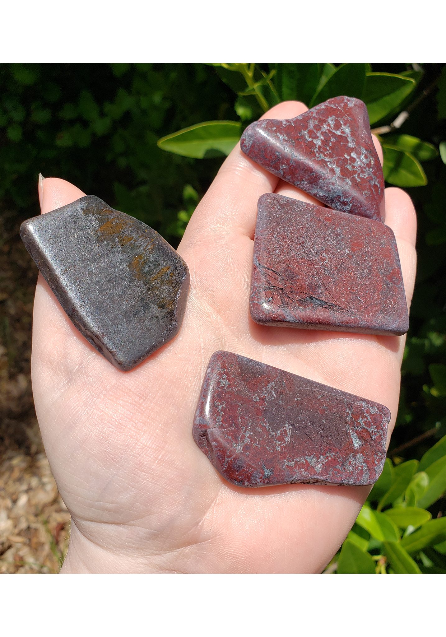 Red Jasper Hematite Martite Gemstone Slab - Single Stone