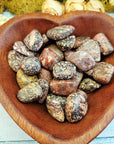 Leopard Skin Jasper Tumbled Gemstone Bowl