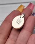 Natural Cantera Mexican Yellow Opal Sterling Silver & Copper Pendant - AA Grade Opal