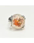 Mexican Opal Sterling Silver Boulder Ring - Arlo