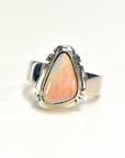 Australian Opal Sterling Silver Ring - Ella