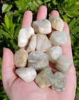 Pale Aquamarine Natural Tumbled Freeform Gemstone- Stone of Calm Waters - Large: 0.6" - 1"