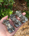 Pyrite Gemstone Body of the Goddess Polished Carving - Maiden Aspect Totem