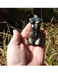 Pyrite Gemstone Body of the Goddess Polished Carving - Maiden Aspect Totem 6