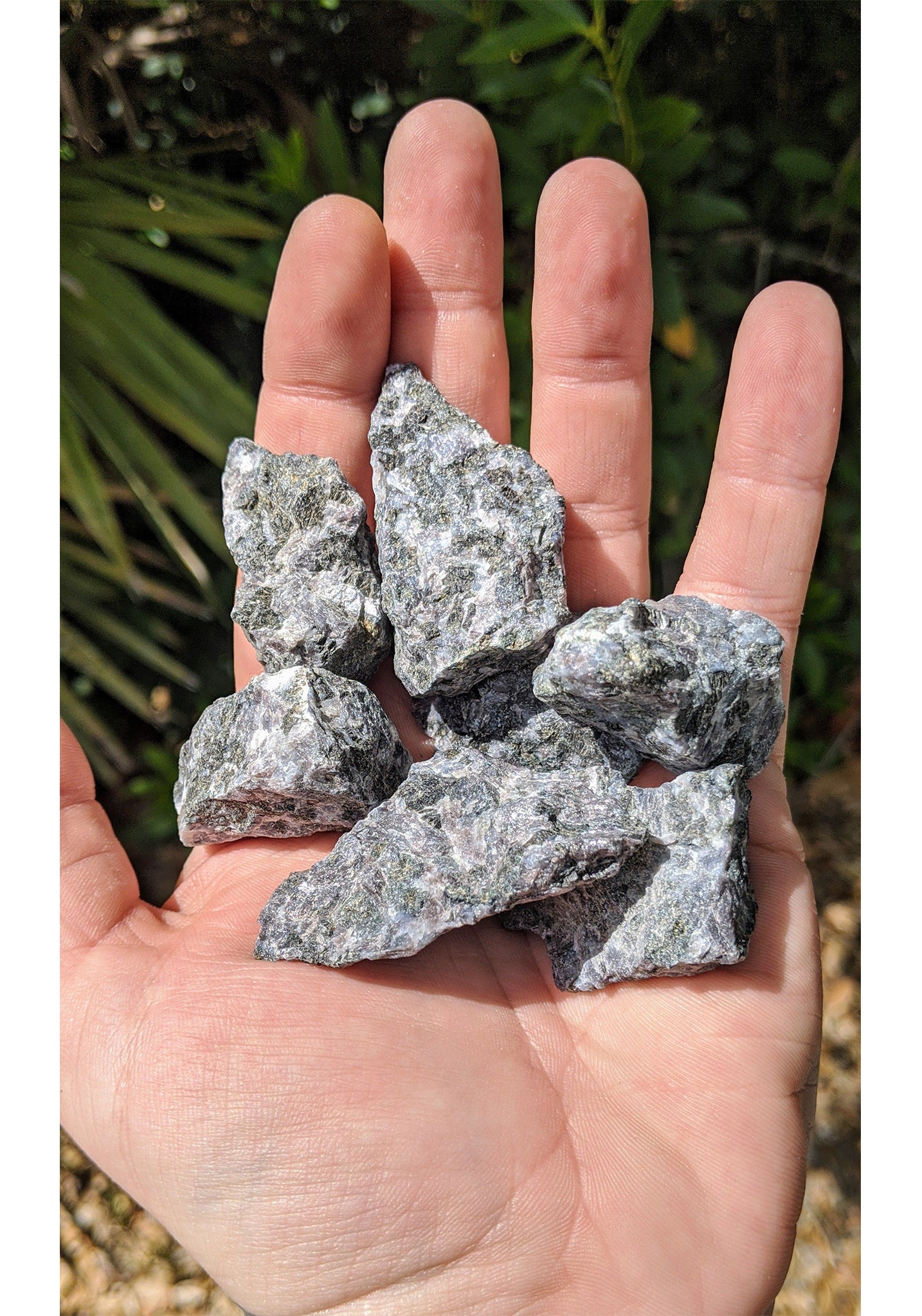 Merlinite Indigo Gabbro Natural Raw Rough Gemstone - Single Stone