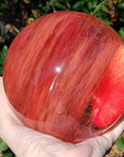 Cherry Quartz Polished Gemstone Sphere Orb 90-140mm | Crystal Gemstone Shop.