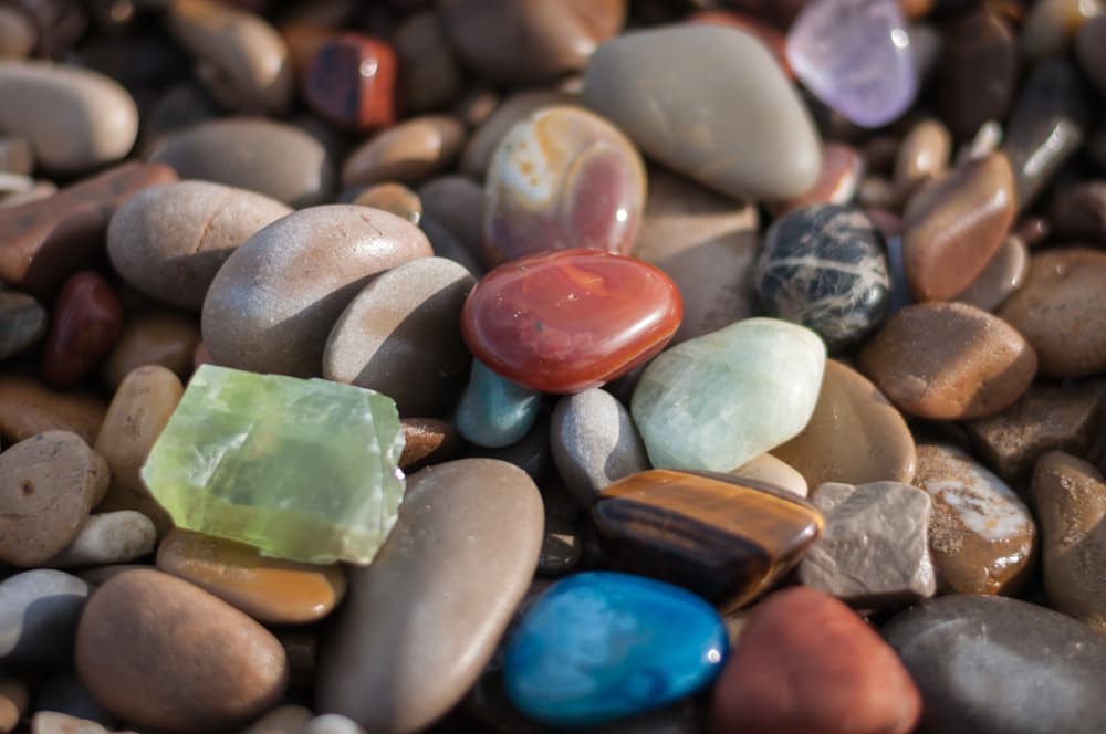 Mixed Bag of Small Crystals 5 Oz South African Excellent Assorted Tumbled 