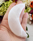 Selenite Natural Gemstone Crescent Moon | Crystal Gemstone Shop. 2