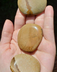 Sand Jasper Meditation Worry Palm Stone Gemstone