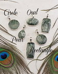 Seraphinite Gemstone Sterling Silver Pendant 2