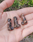 Rhodonite Polished Gemstone Phallus - Multiple Sizes! 2