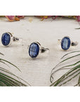 Blue Kyanite Sterling Silver Gemstone Ring - Lexie 2