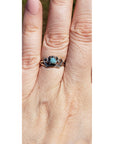 Larimar Gemstone Sterling Silver Ring - Regina Crystal Gemstone Shop.