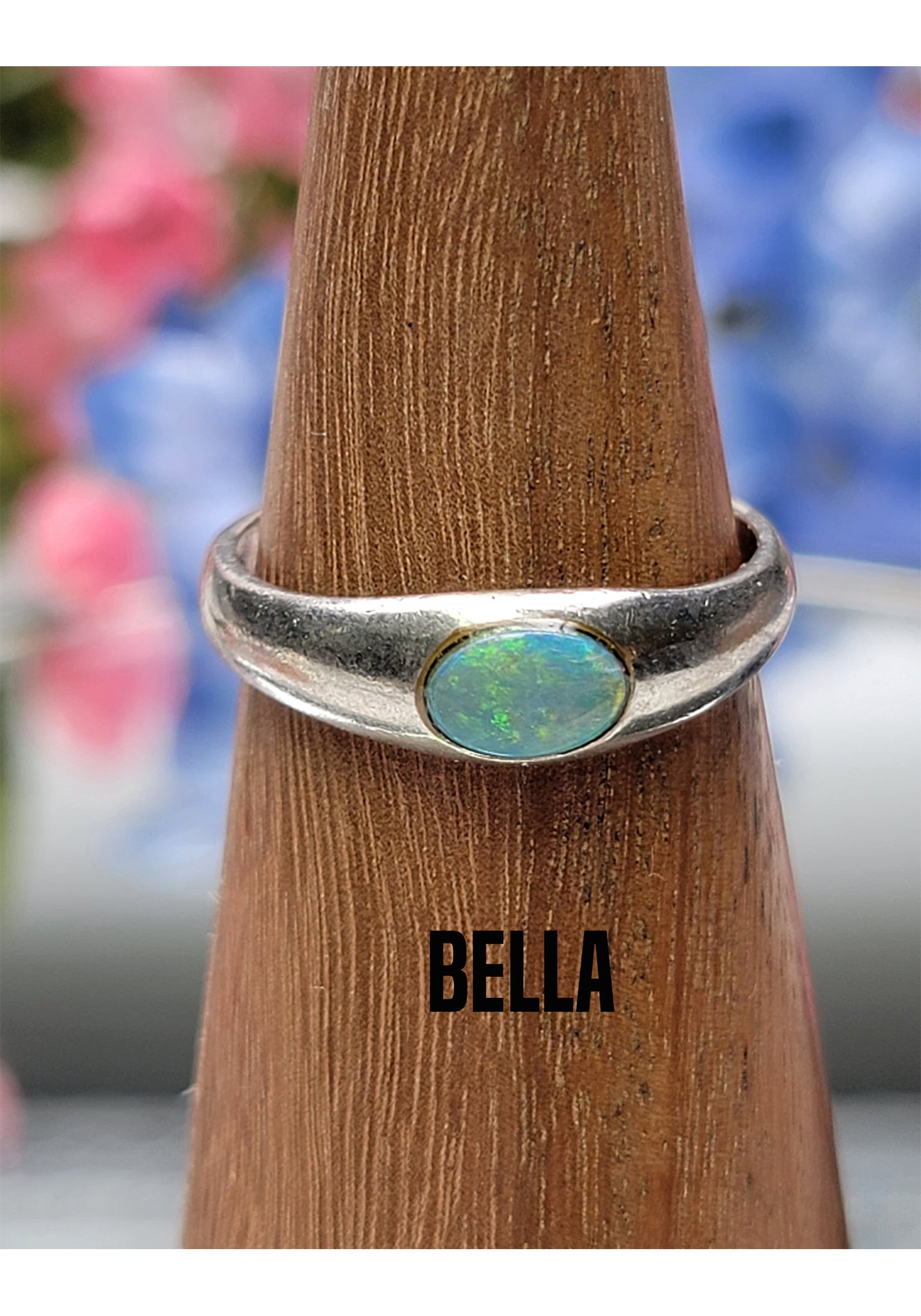 Australian Opal Sterling Silver buy Ring