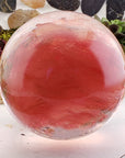Cherry Quartz Polished Gemstone Sphere Orb 90-140mm | Crystal Gemstone Shop.