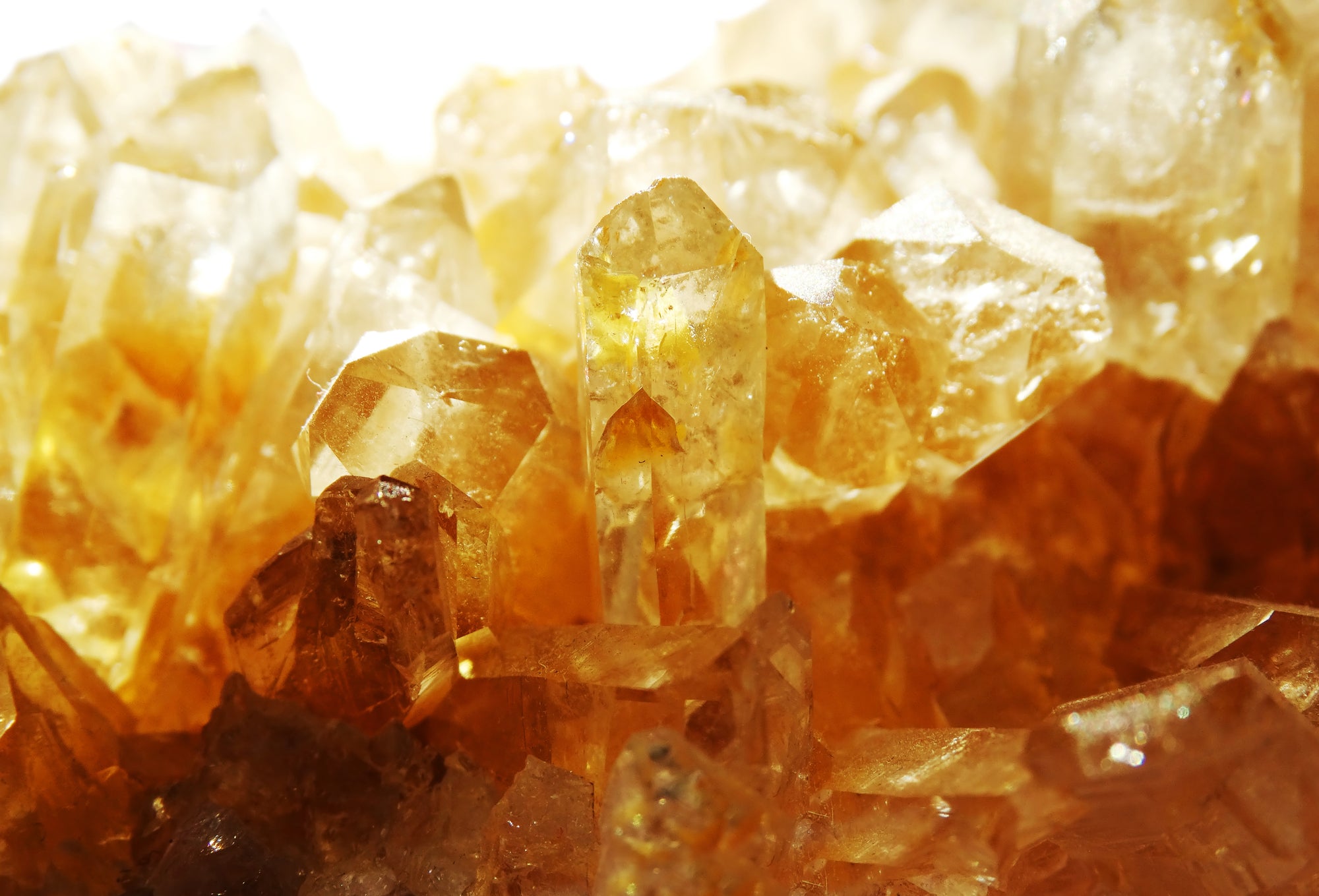 Citrine points