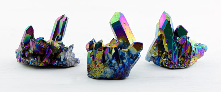 Titanium rainbow quartz