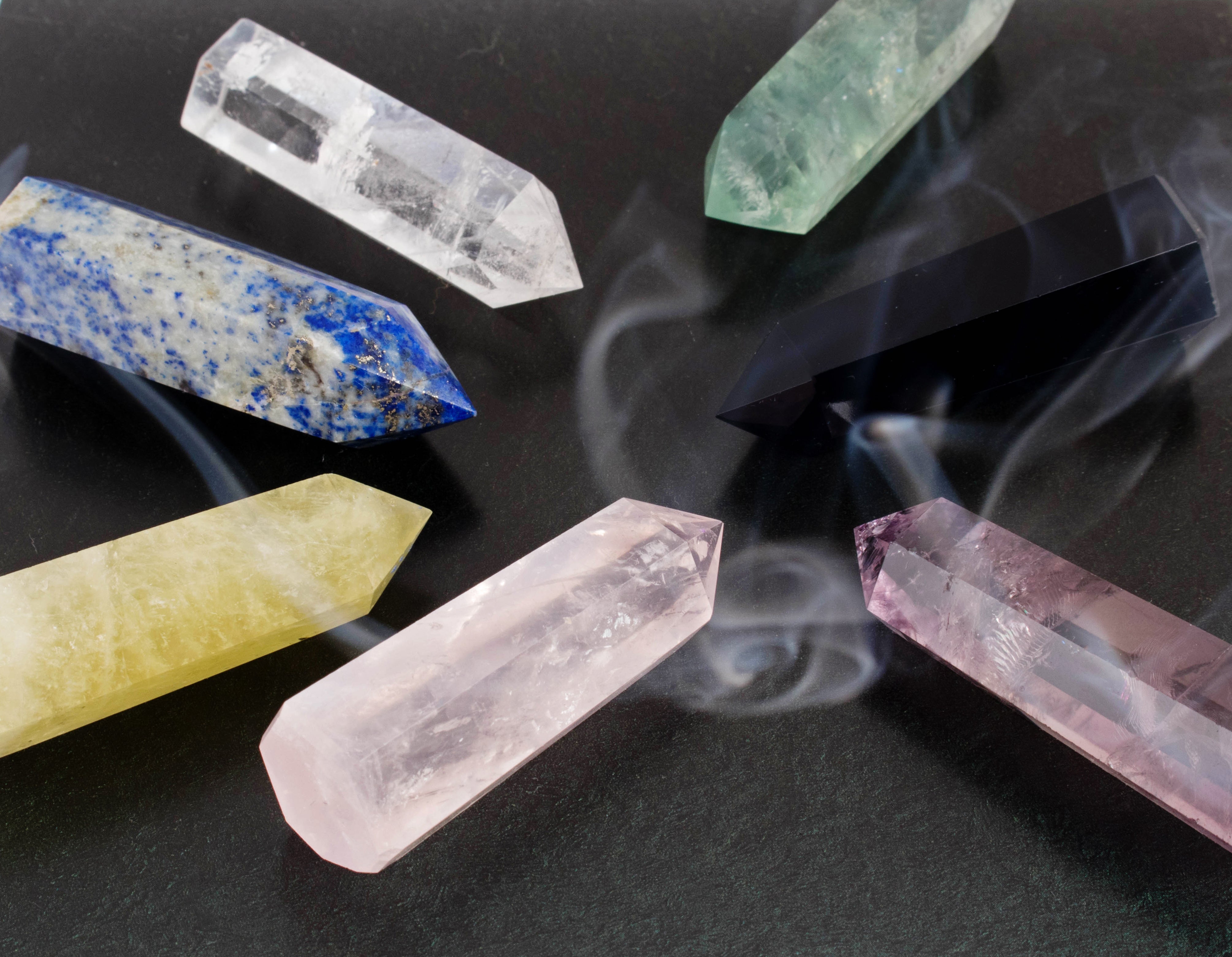 Quartz Crystal fashion Healing Wand