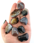 Botswana Agate Tumbled Gemstone - Single Stone - In Hand 2