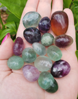 Fluorite Crystal Natural Gemstone Tumbled Stone | High Quality - Natural Fluorite Stones