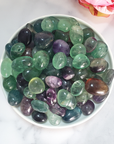 Fluorite Crystal Natural Gemstone Tumbled Stone | High Quality - AAA Grade Fluorite Polished Stones
