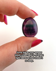 Fluorite Crystal Natural Gemstone Tumbled Stone | High Quality - Dark Fluorite