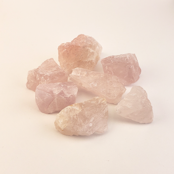 Rose Quartz Raw Rough Natural Gemstone | Crystal Gemstone Shop