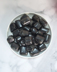 Black Galaxy Jasper Stone Natural Tumbled Crystal - One Stone