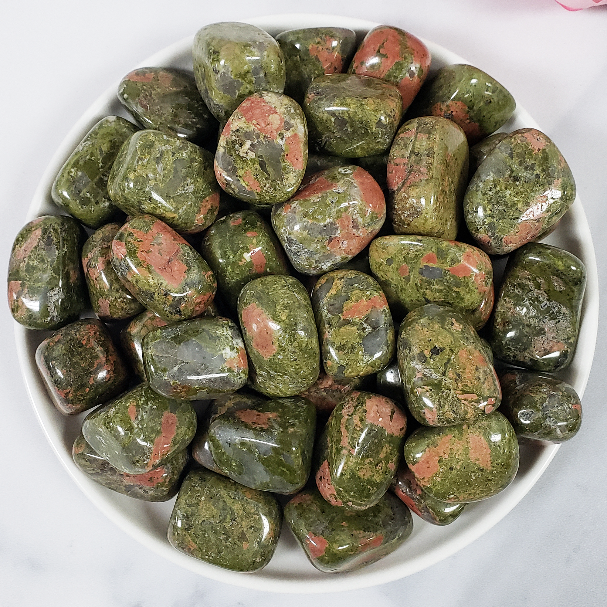 Unakite Stone Natural Crystal Tumbled Stone | One Stone - 2