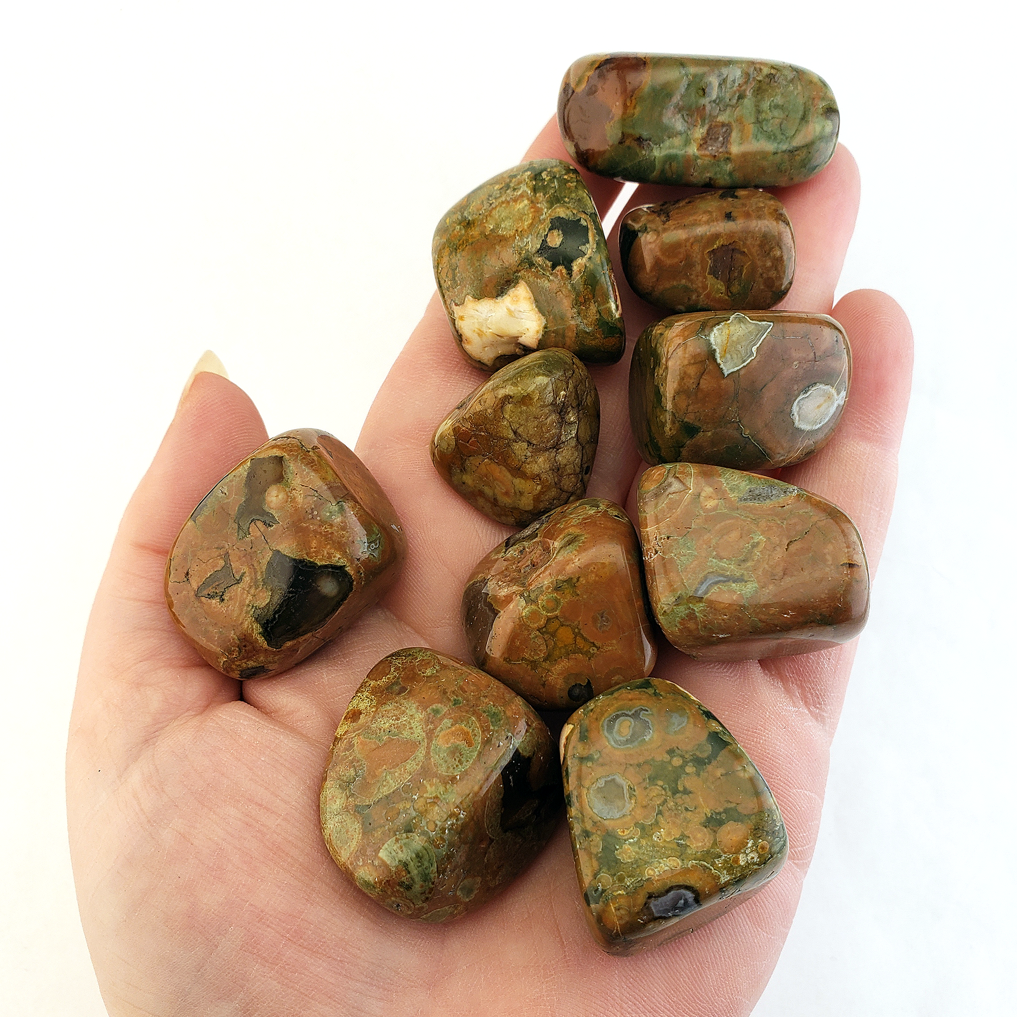 Tumbled Stones - Natural Rhyolite 