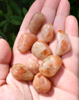 Sunstone Natural Tumbled Stone - Small One Stone - In Sunlight