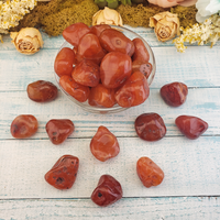 Carnelian Polished Tumbled Gemstone - One Stone or Bulk Wholesale Lots