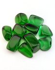 Green Obsidian Crystal Manmade Gemstone Tumbled Stone - Green Andara Crystal