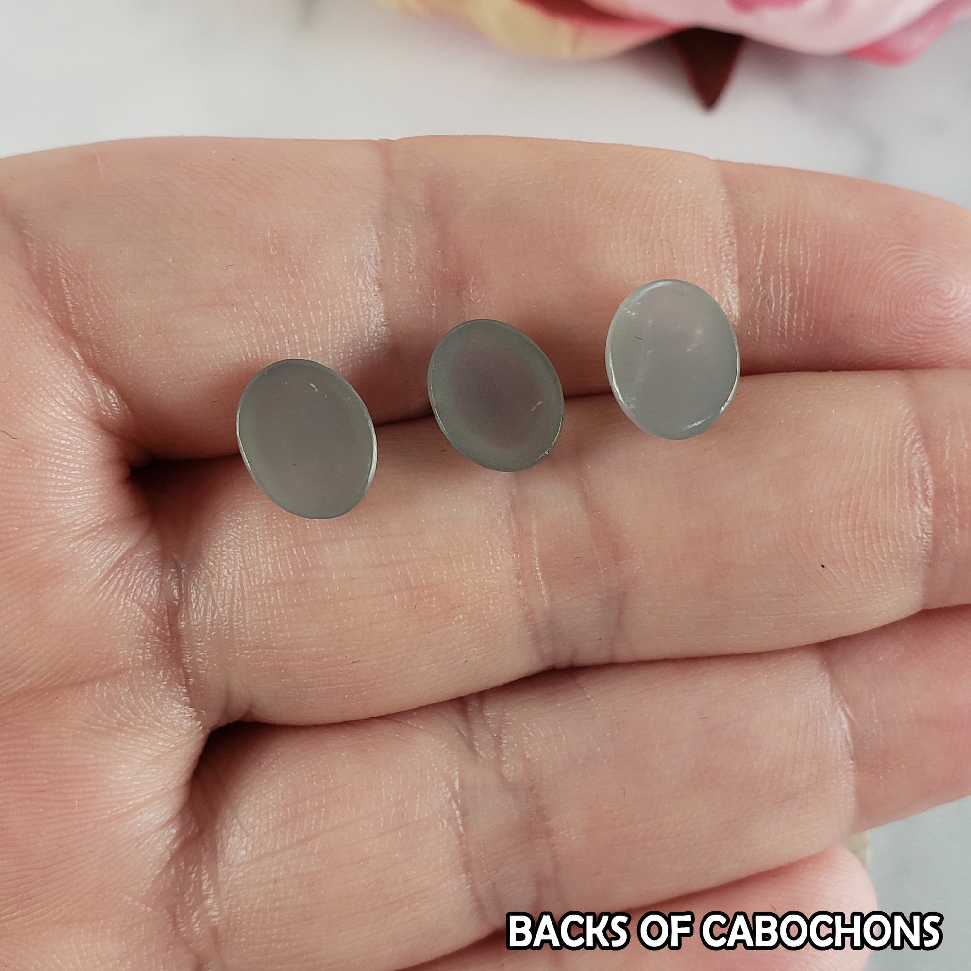 Black Moonstone Crystal Cabochon Natural High Quality Gemstone | 10mm - 4