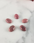 Rhodonite Crystal Oval Gemstone Natural Stone Cabochon | 14mm - 2