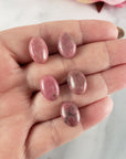 Rhodonite Crystal Oval Gemstone Natural Stone Cabochon | 14mm - 3