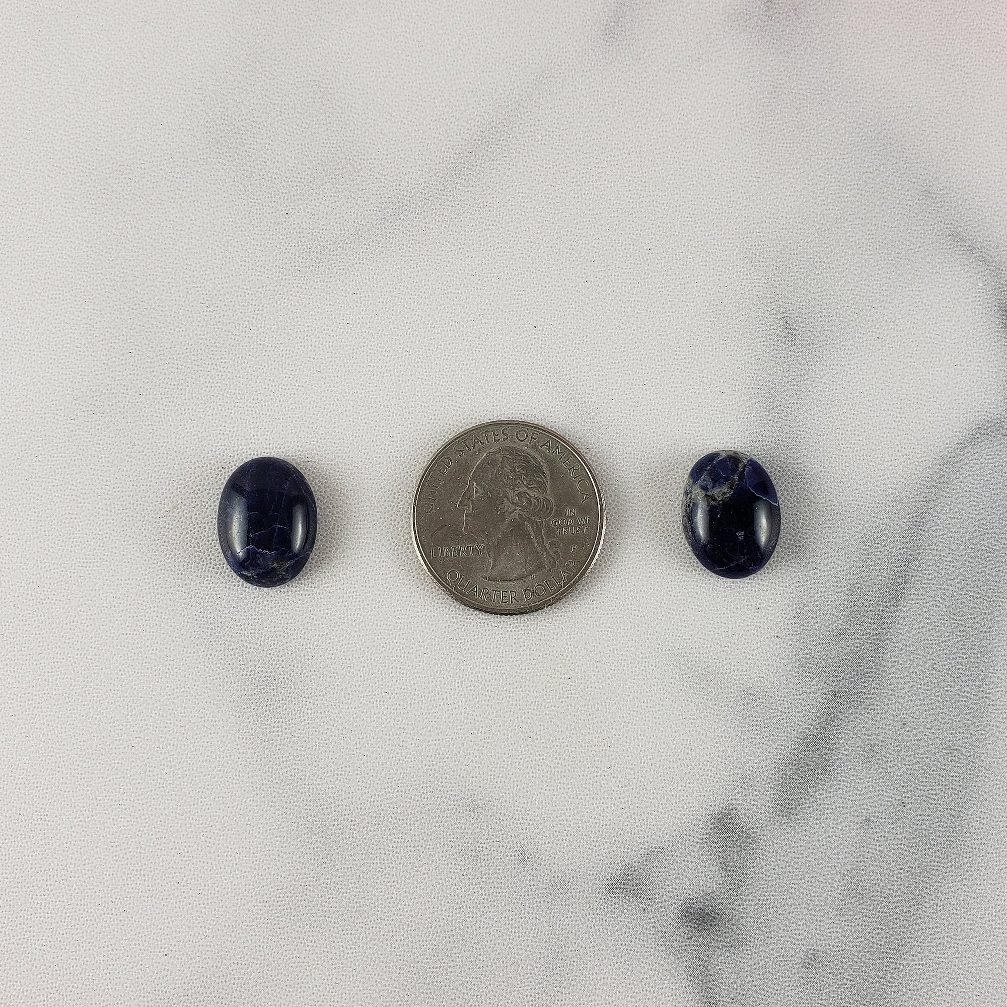 Blue Sodalite Crystal Oval Gemstone Natural Stone Cabochon | 16mm - 5