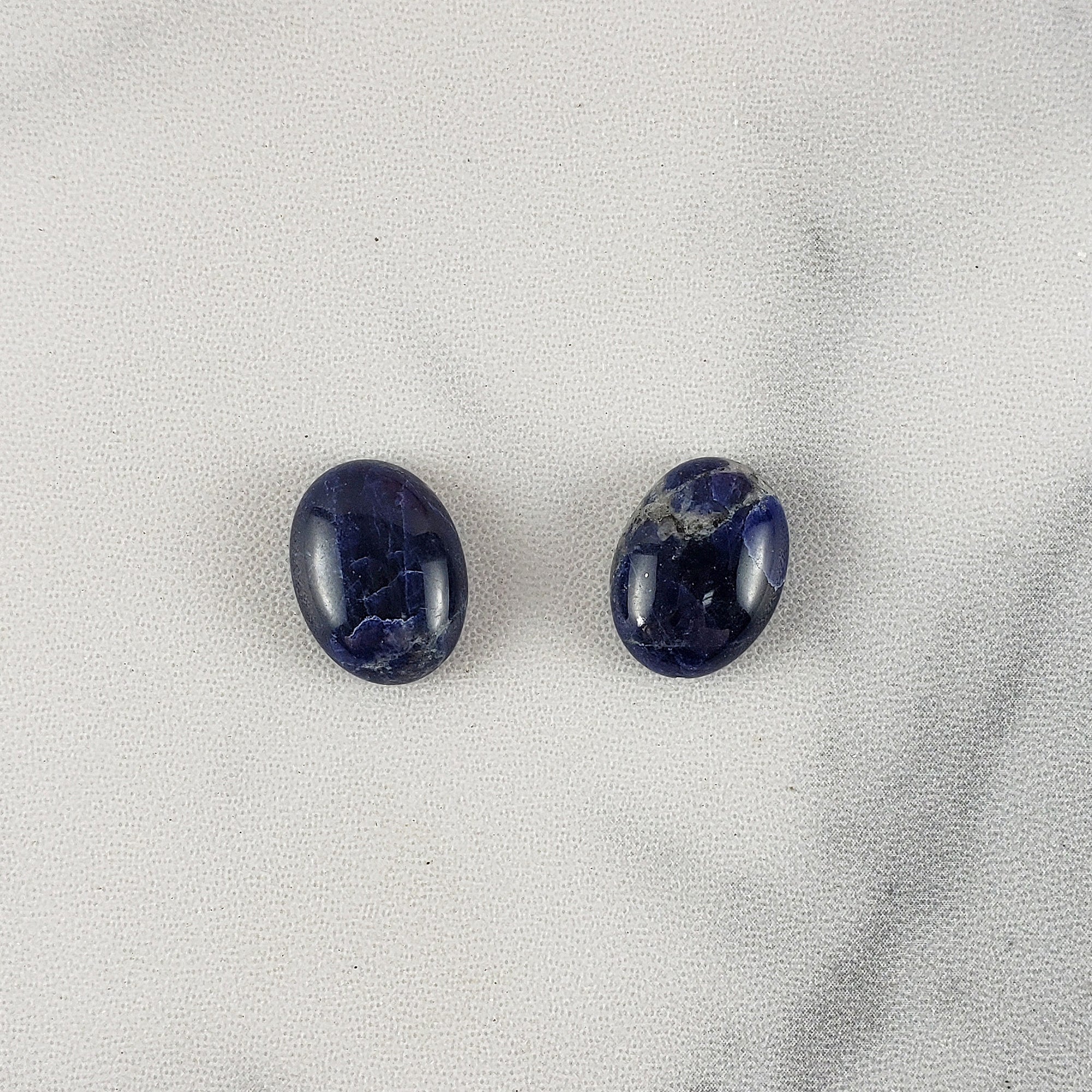 Blue Sodalite Crystal Oval Gemstone Natural Stone Cabochon | 16mm