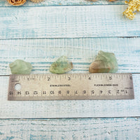 Green Calcite Raw Rough Natural Gemstone Cluster - Single Stone