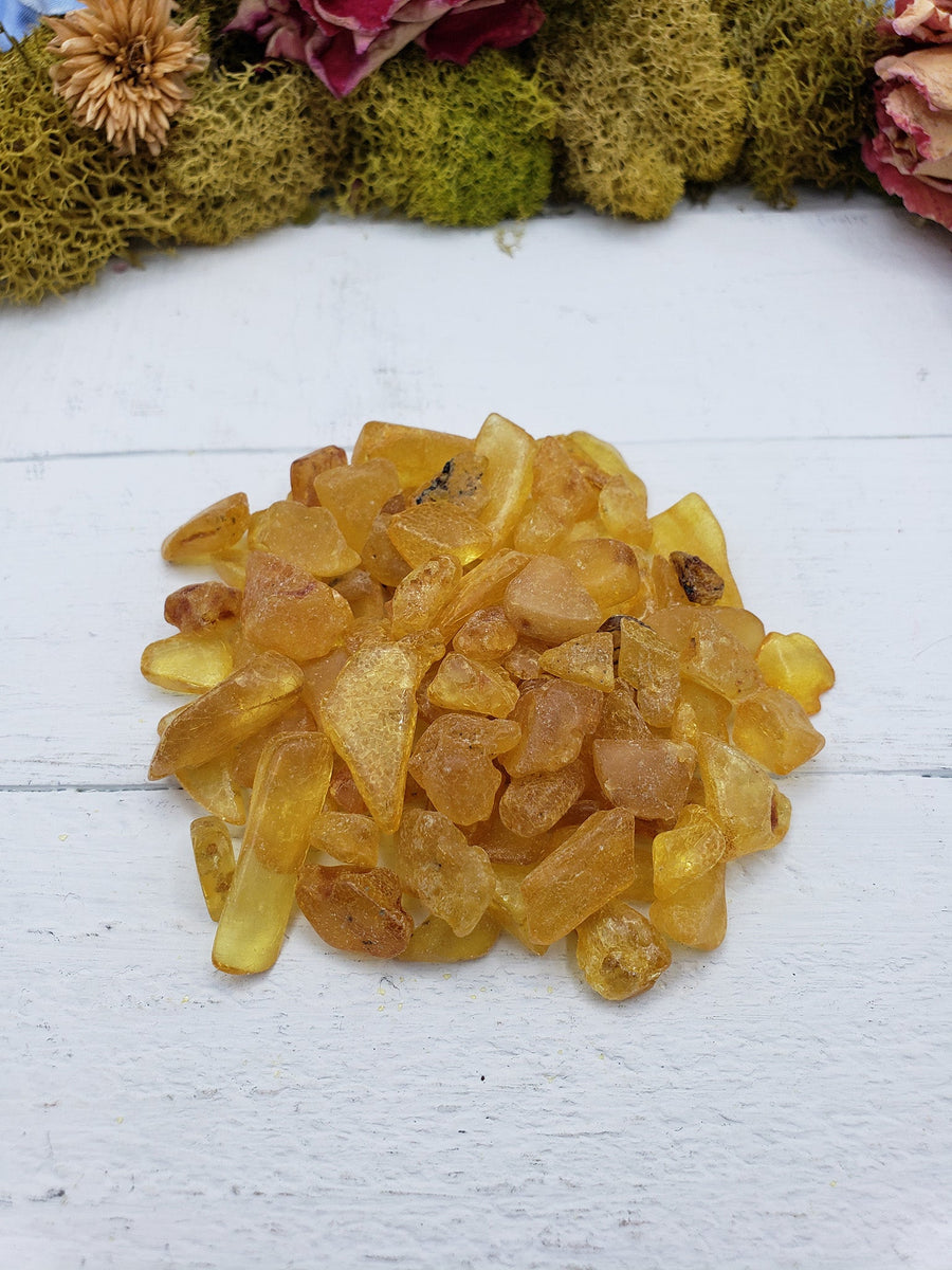 WHOLESALE BULK LOT Amber Natural Organic Gemstone Chips - 30 Grams