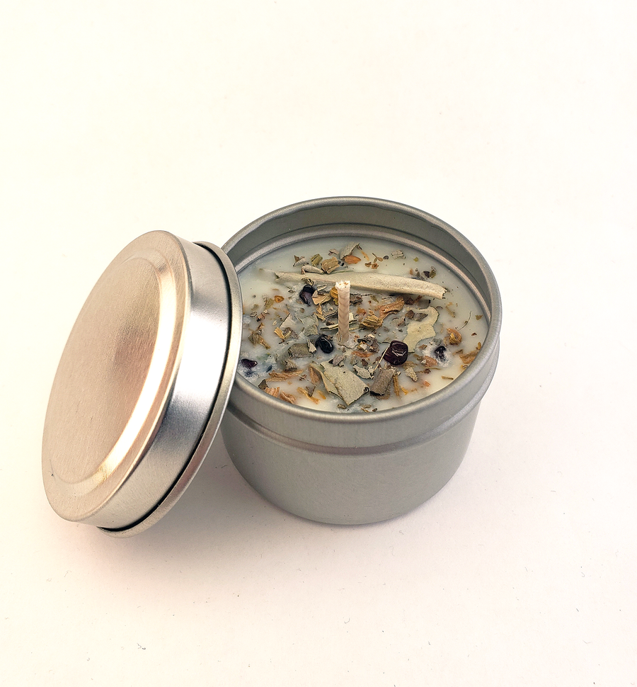 Motivation - 2oz Coconut Soy Wax Handmade Scented Candle - Grapefruit and Ginger Essential Oils Scented