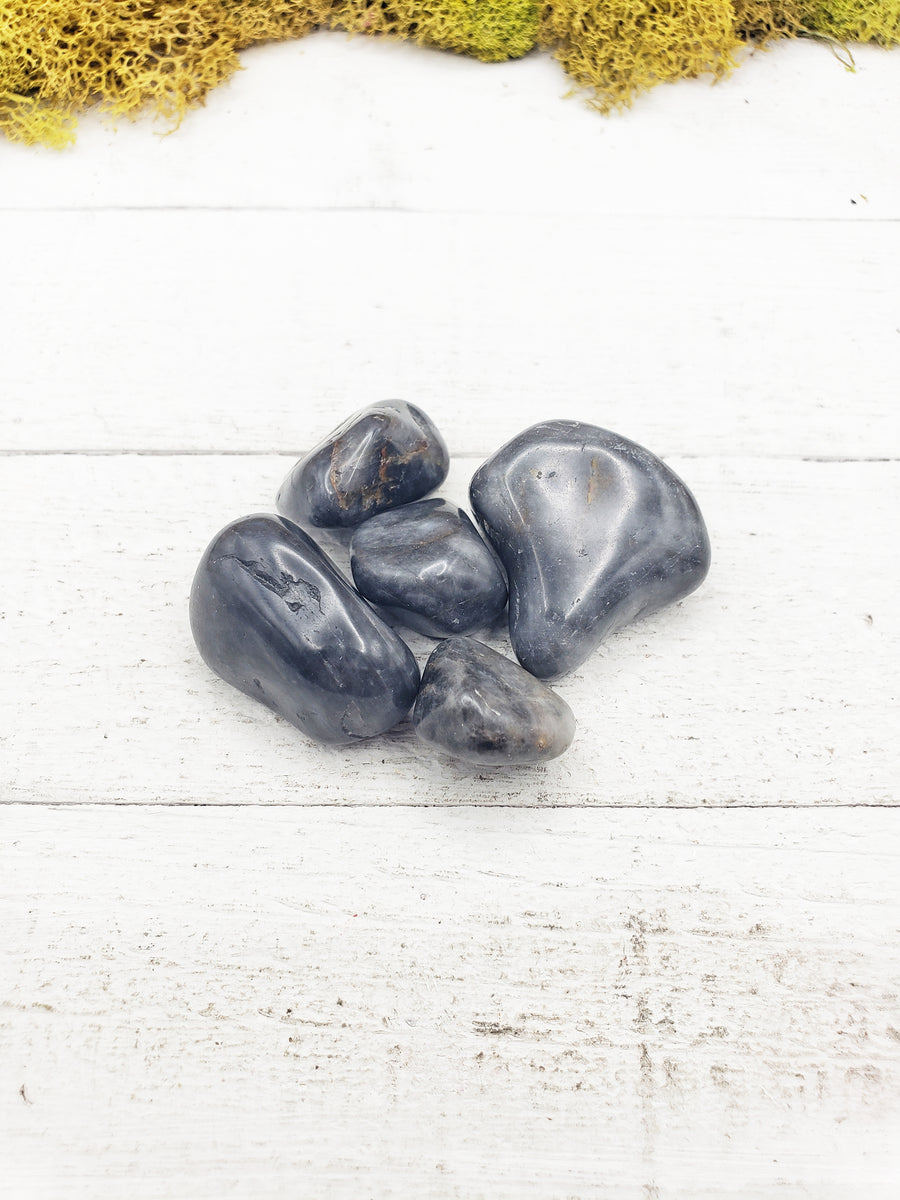 Silver Mist Grey Jasper stones on board